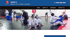 Desktop Screenshot of legion13.com.au